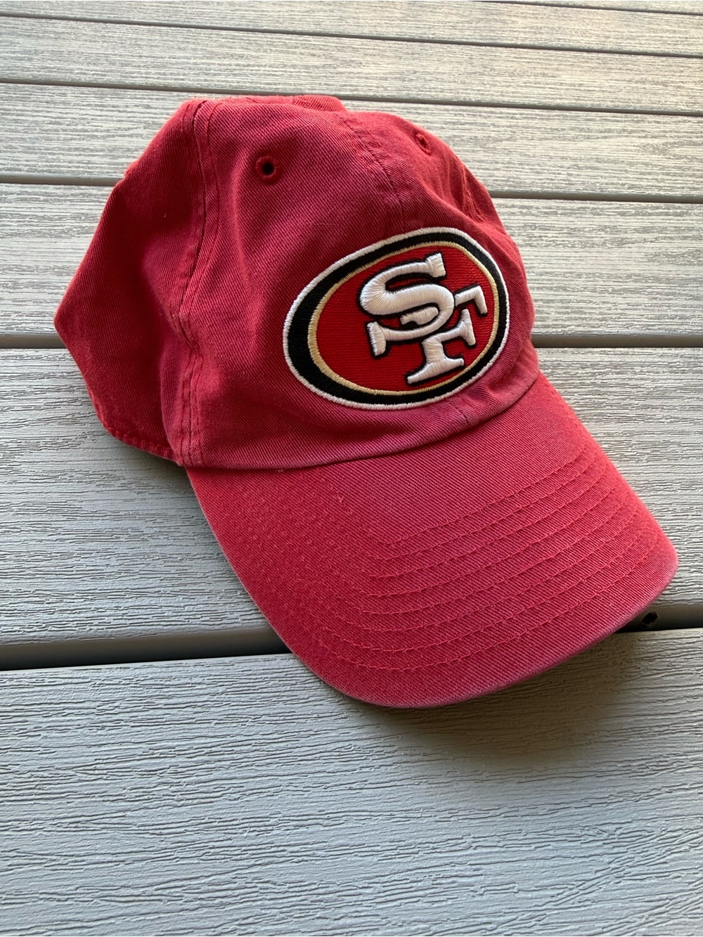 47 Brand San Francisco 49ers Red Fitted Hat XL NFL Team Apparel Cap